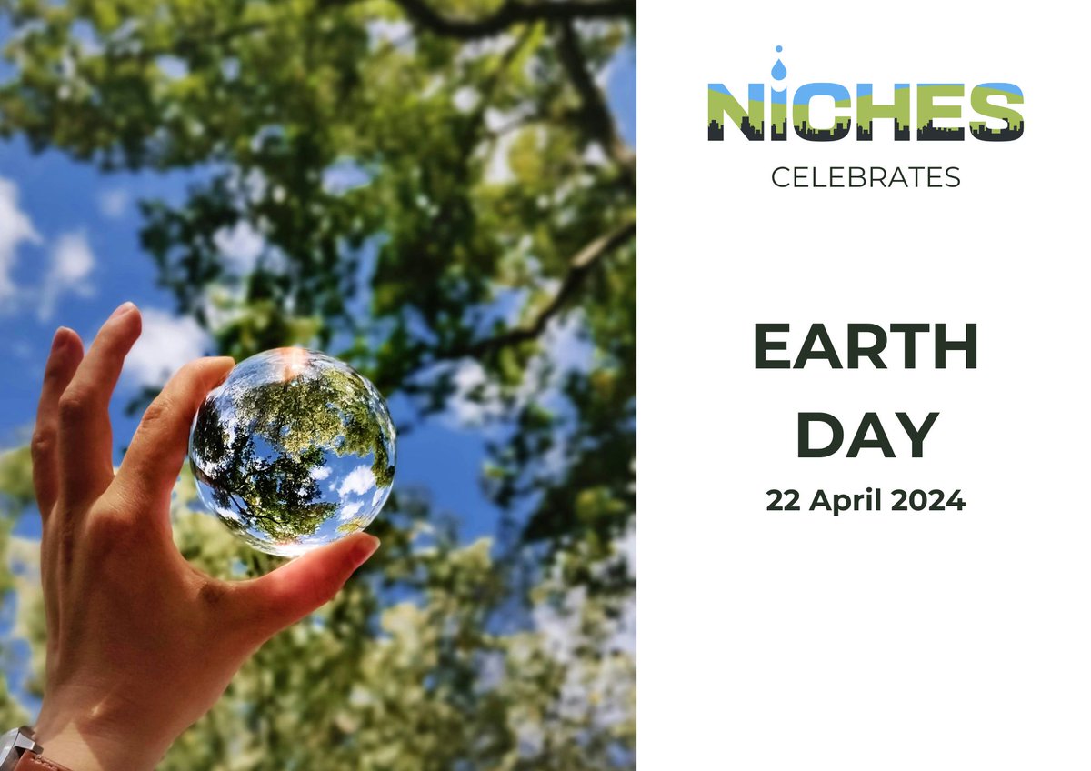 NICHES_project's tweet photo. 🌍 Happy #EarthDay2024! 🌱 

💧 We at #NICHES commit to protect our precious planet and its most vital resource - the water! https://t.co/iRUm24vuUk