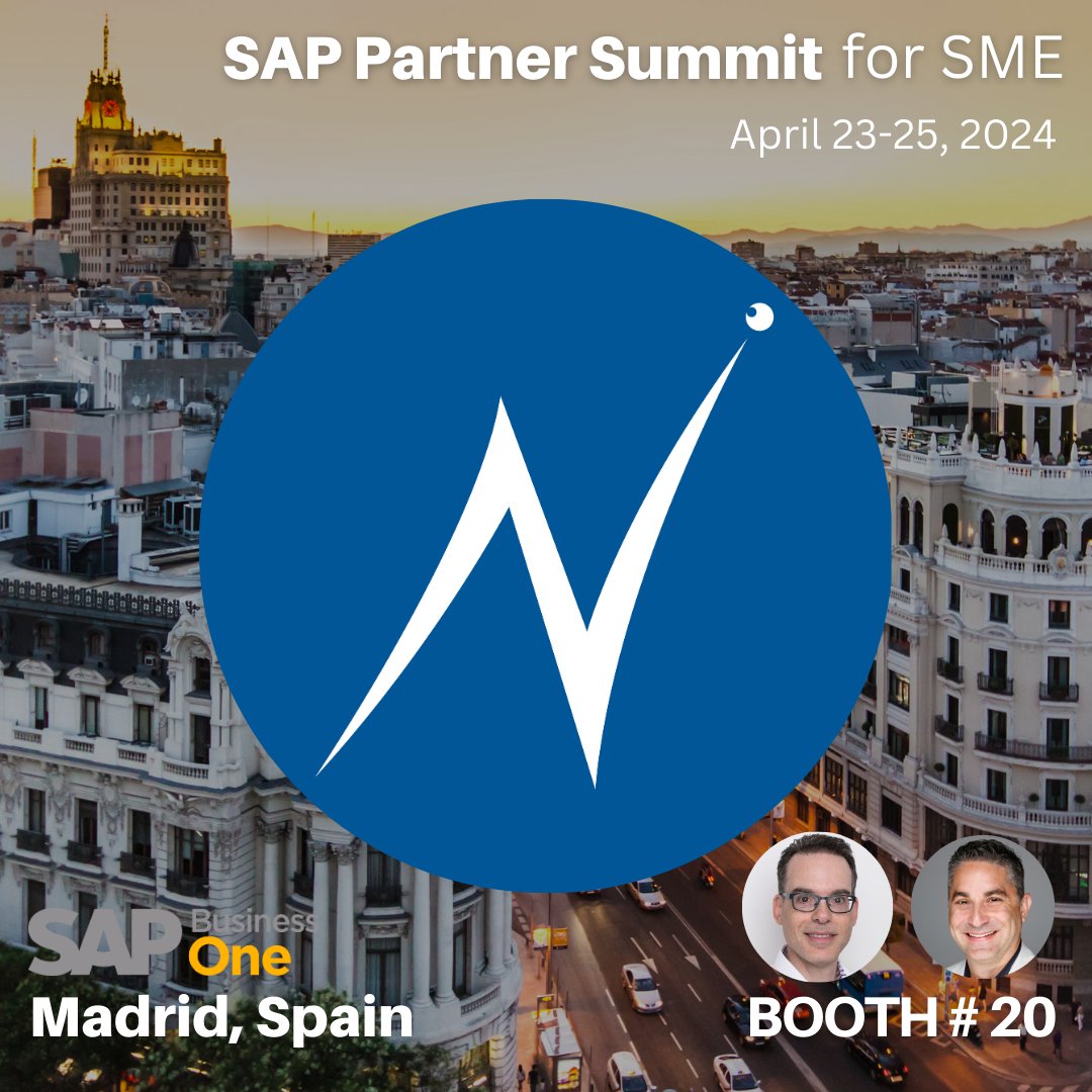 We are looking forward to seeing all our colleagues and partners at tomorrow's SAP Partner Summit in Madrid! #SAPBusinessOne