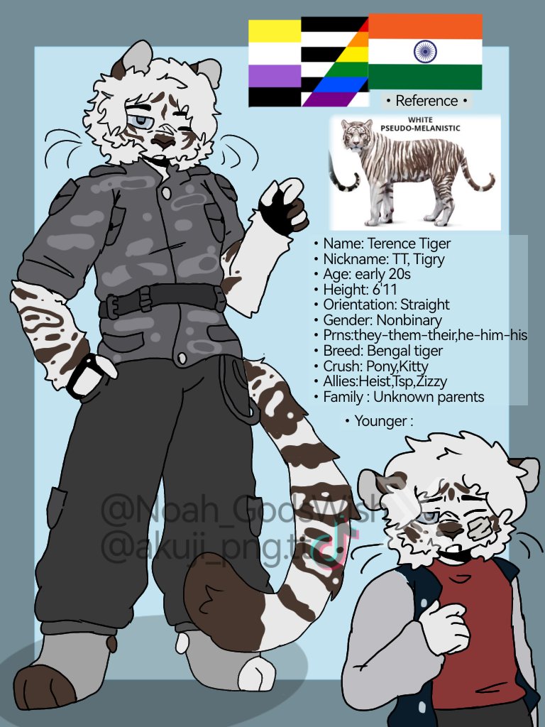 Aughhhhhhh...//PIGGY REWRITE//
.
.
Staying north for a long time does make you a bit whiter-/j
.
Tigry is a representation of black individuals who suffers from albinism. His parents are normal bengal tigers 
#tigrypiggy #piggy #piggyau