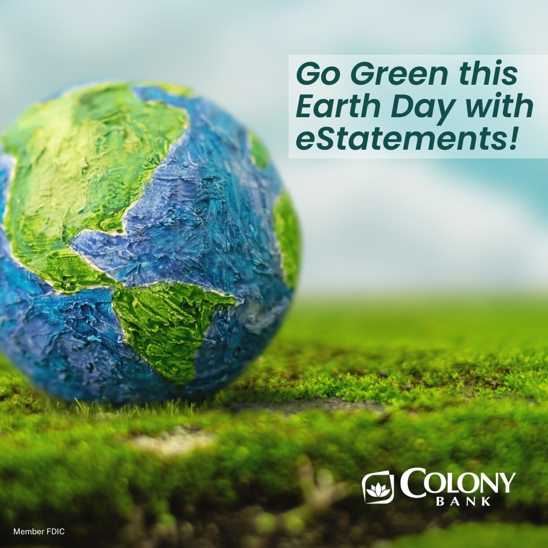 Make a difference this Earth Day by switching to eStatements! It's easy, convenient, and eco-friendly! Enroll today and go green with us.

To enroll, simply login to personal Online Banking, and enroll for eStatements under the Profile tab here: web13.secureinternetbank.com/PBI_PBI1151/Lo…