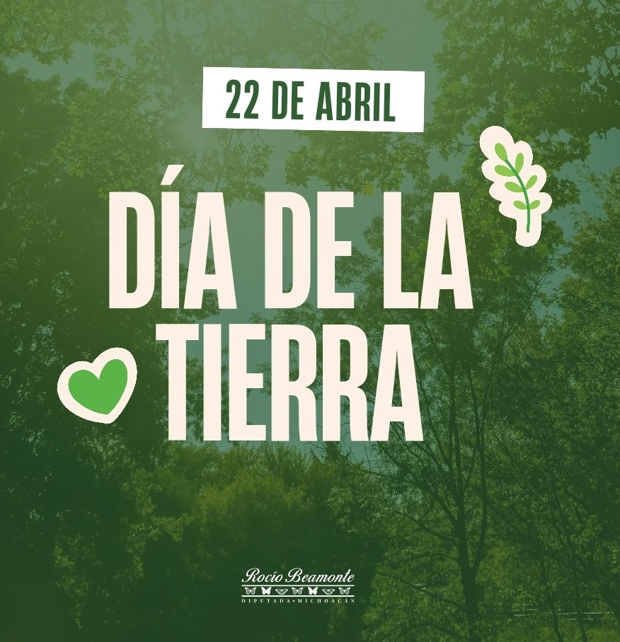 Rocio_Beamonte's tweet photo. En el #DíaDeLaTierra, tomemos un tiempo para pensar qué estamos haciendo para cuidar a nuestro planeta ♻️.
Hagamos conciencia y enseñemos a nuestras niñas y niños a cuidar nuestro planeta🌎🌳 . https://t.co/PDr8o1xrQQ