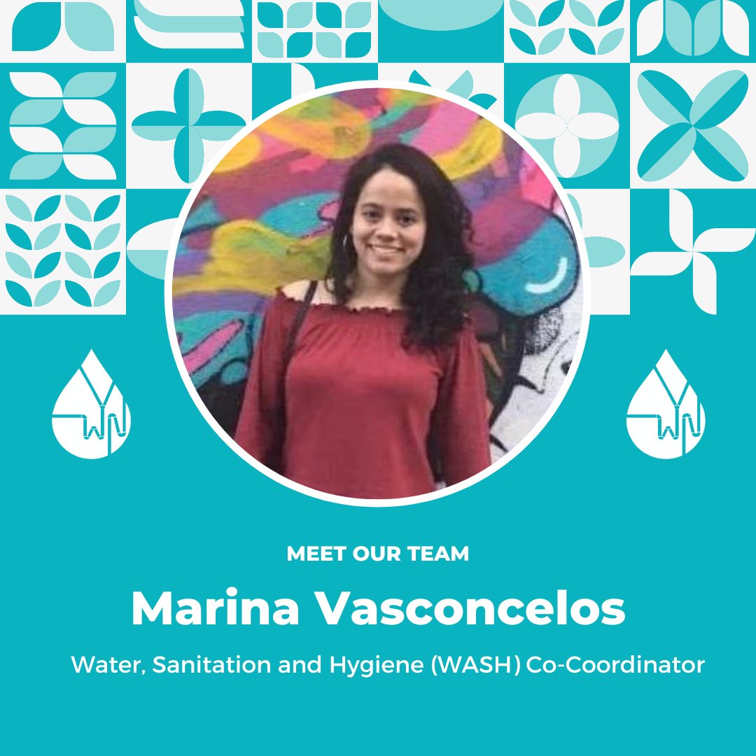 Meet our New #WASH Co-Coordinator Marina Vasconcelos! 🌍💧 Marina holds a bachelor's degree in Civil Engineering and is currently a Master’s student in Transportation Engineering, focusing on River Transportation and Intelligent Transportation Systems.