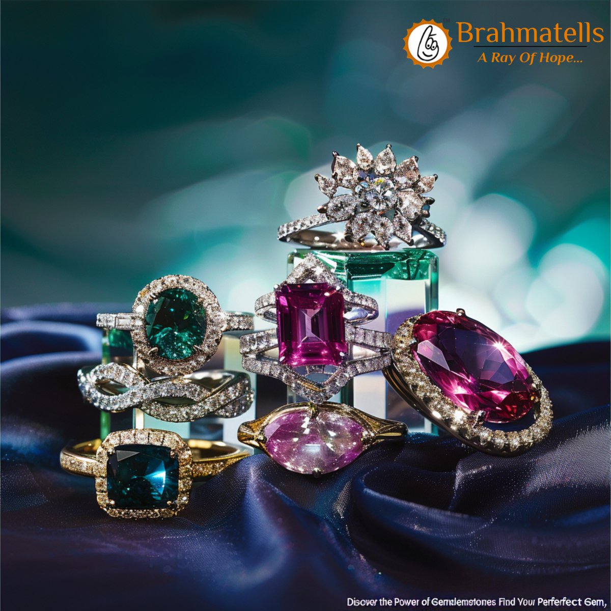 At Brahmatells, gemstone rings are guardians of the spirit. From Amethyst serenity to Onyx grounding force, each ring holds a profound narrative. Find your spirit stone and carry a talisman of peace, love, or wisdom. See our mystical collection. #GemstoneRings #SpiritualJourney
