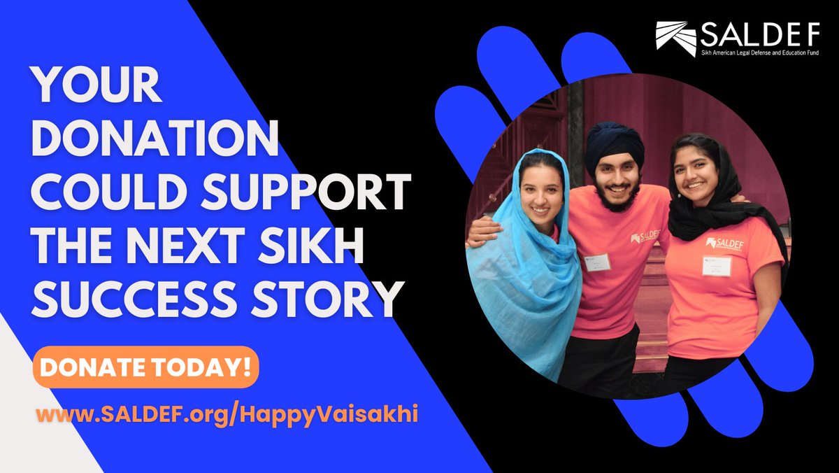 Celebrate Vaisakhi with an act of Seva! Donate to #SikhLead and be a part of empowering Sikh youth. saldef.org/happyvaisakhi