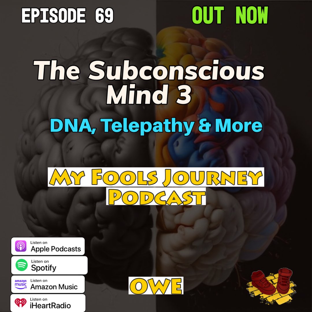 MyFoolsJourney's tweet photo. New Episode Out Now 

Episode 69

“The Subconscious Mind 3 “ 
DNA, Telepathy &amp; More 

⚫️⚪️🧠🔴🟠🟣🔵🟢🟡⚪️ 

Listen &amp; Stream Below 👇🏽👇🏽

https://t.co/ss4iFPq0k0

AudioPodcast Players

SpotifyPodcast,applepodcasts, Amazonpodcast,

#podcast #podcastandchill #podcaster #podcasts https://t.co/n961bZuzps