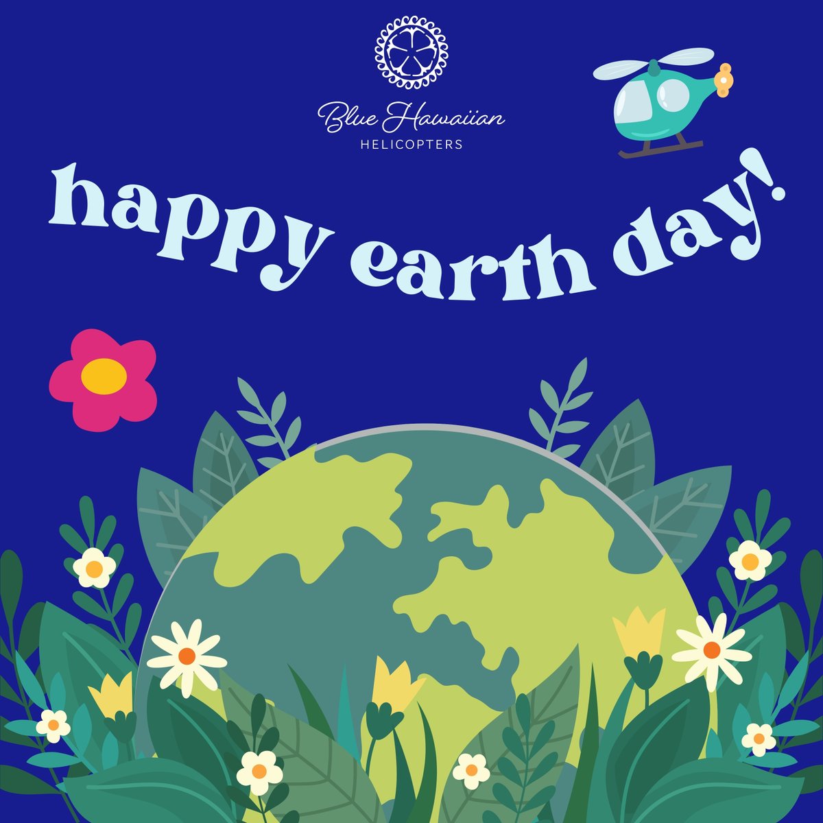 Happy Earth Day from Blue Hawaiian Helicopters! What a breathtaking planet it is, and we are grateful for the opportunity to share Earth's beauty from above.