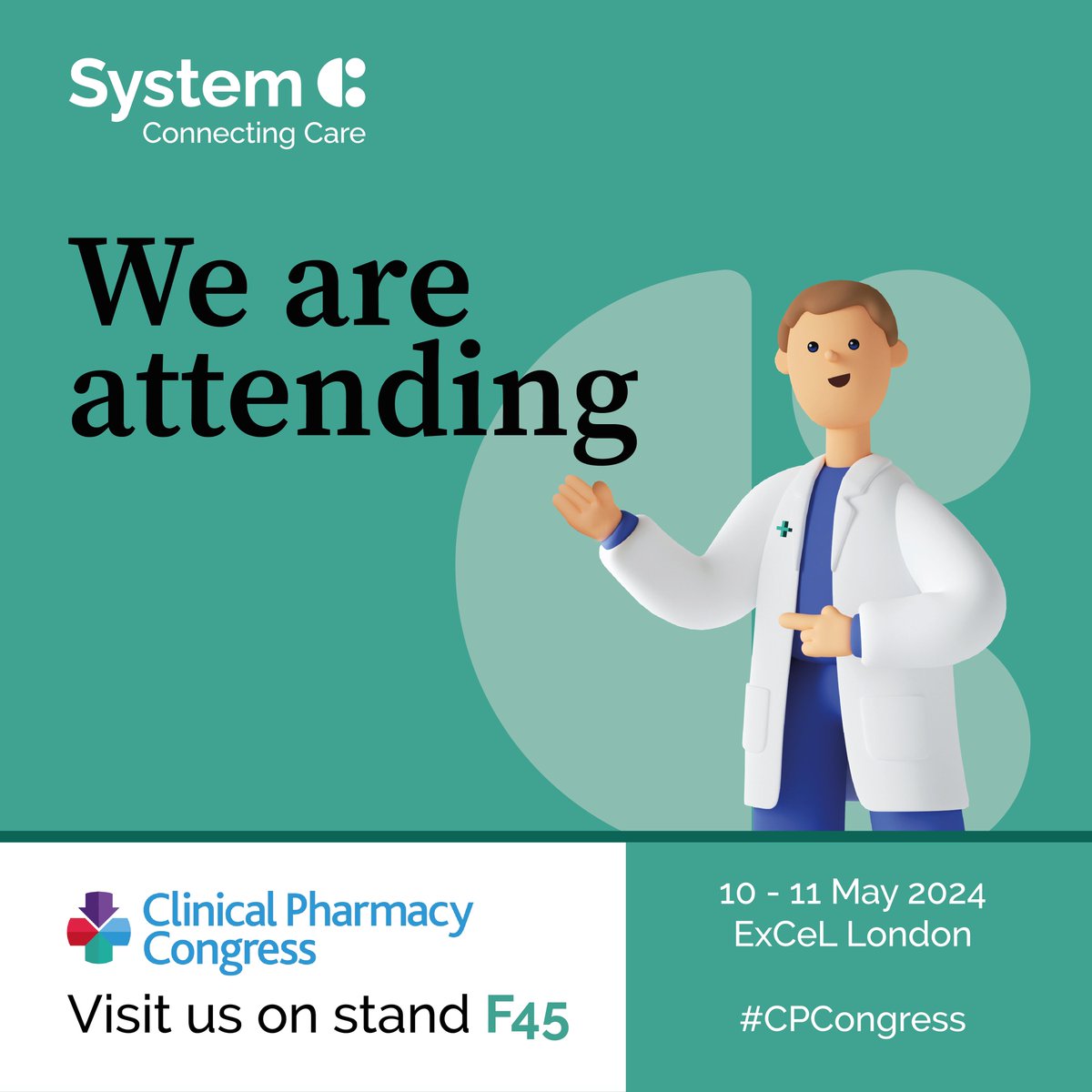 We are excited to share that we will be attending #CPCongress at the ExCel in London 10/11th of May 🙌 🎉 . We cannot wait to see and meet you all! See you there!💚