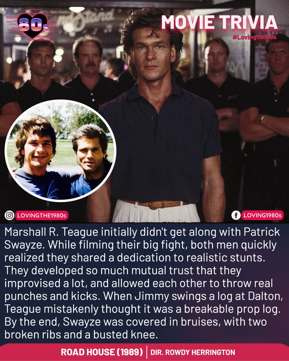 Movie Trivia: Road House
#MovieTrivia #RoadHouse #80sMovies #ActionFlicks #CultClassics