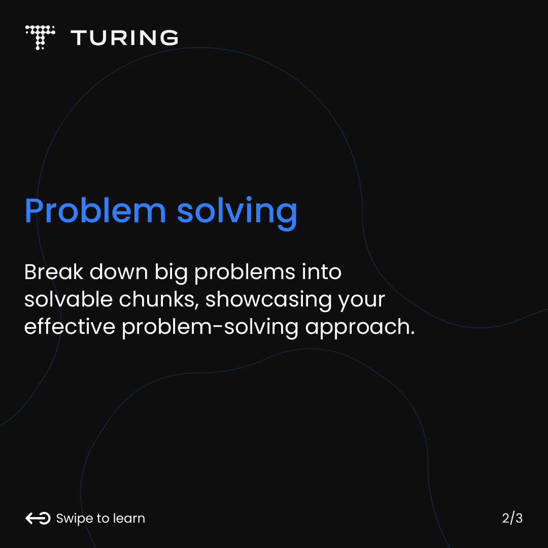turingcomdev's tweet image. 🔍 Unlock the secrets of successful tech interviews with Hernán José Mogollón García 's ( @hernanmog ) expertise ! Explore key insights shaping your approach to tech discussions. 🚀
#InterviewInsights #TechTalks #ProblemSolvingMindset #TechLeadTips #TechInterviews