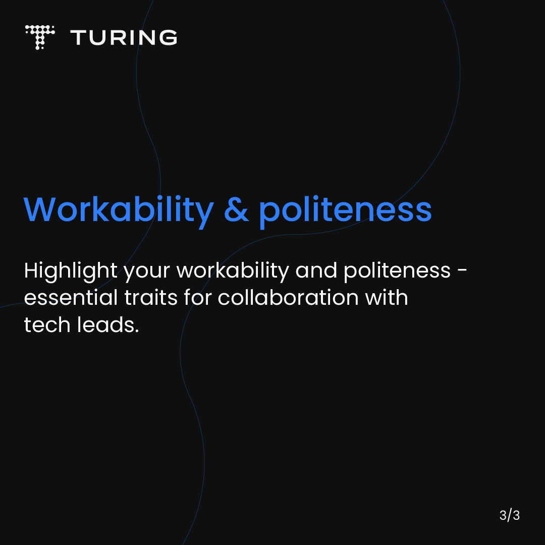 turingcomdev's tweet image. 🔍 Unlock the secrets of successful tech interviews with Hernán José Mogollón García 's ( @hernanmog ) expertise ! Explore key insights shaping your approach to tech discussions. 🚀
#InterviewInsights #TechTalks #ProblemSolvingMindset #TechLeadTips #TechInterviews