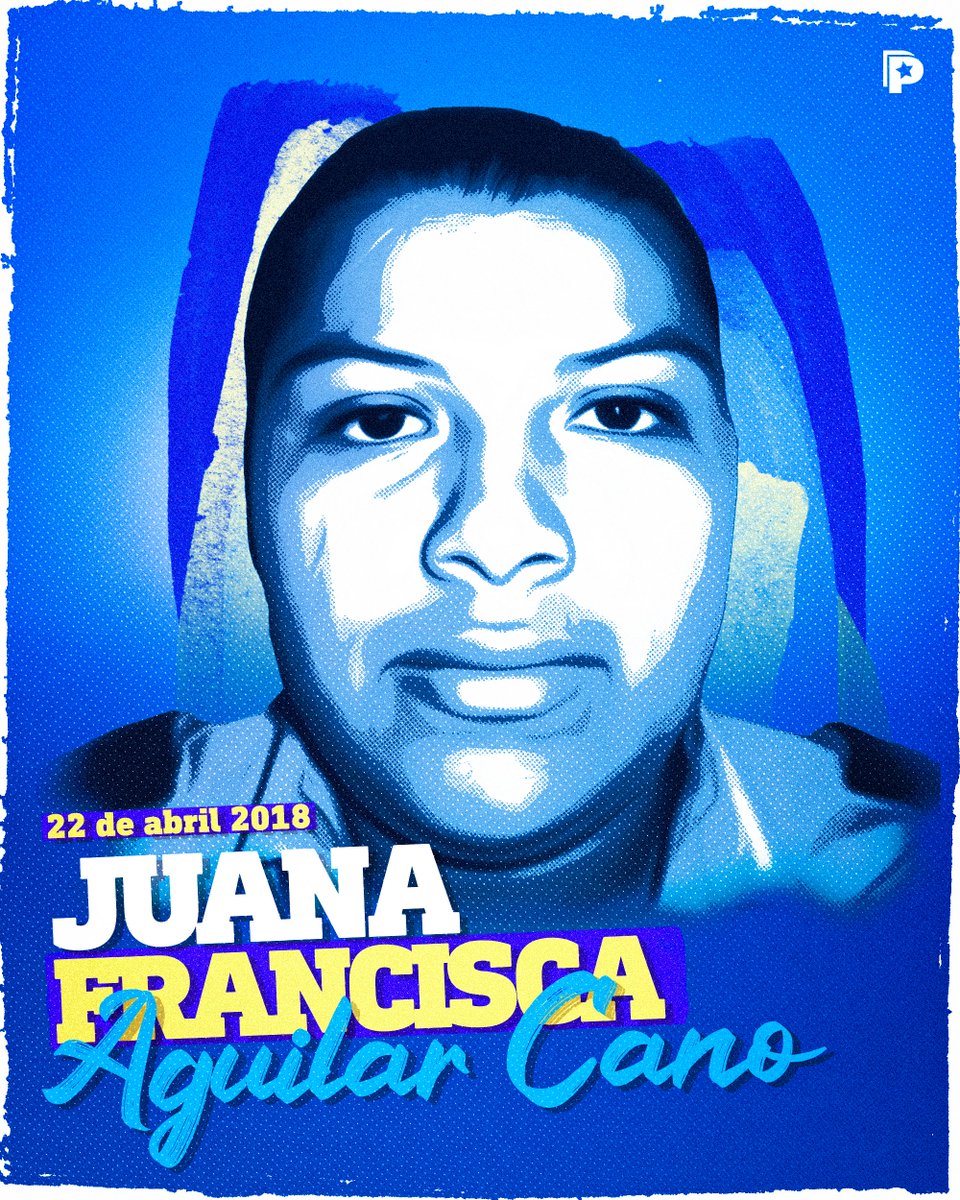 ✊🔴⚫  A la edad de tan solo 19 años, la inspectora Juana Francisca Aguilar Cano sacrificó su vida en el sagrado cumplimiento del deber el 21 de abril de 2018, cuando fue asesinada por grupos golpistas durante un intento fallido de golpe de estado en #Nicaragua.