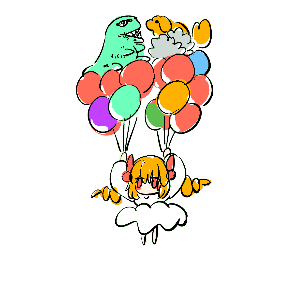 ルーミア(東方プロジェクト) 「#とめアート 」|sukkiriのイラスト