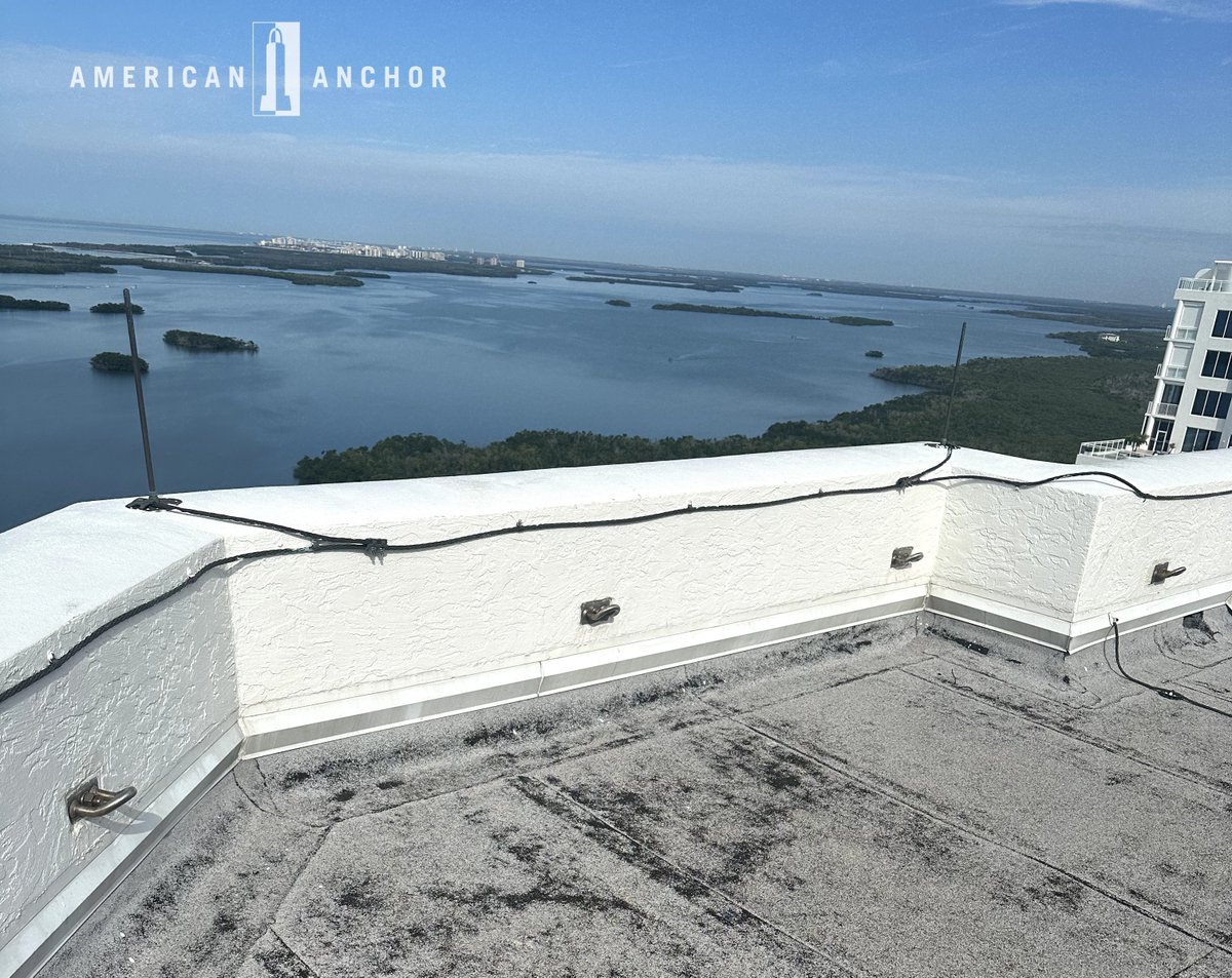 It's a beautiful day for an anchor inspection in sunny Sarasota!

#fallprotection #fallprevention #fallarrest #ropeaccess #roofanchors #wallanchors #tiebacks #madeintheusa  #safetyfirst #worksafestayanchored