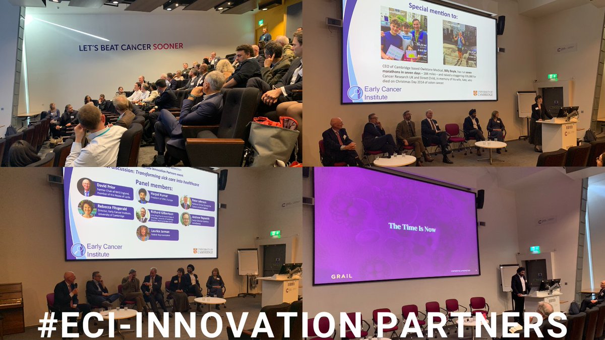 Excited to see what happens next with the #ECIinnovationpartners following the first meeting last week. 👉Read more: earlycancer.cam.ac.uk/news/early-can…