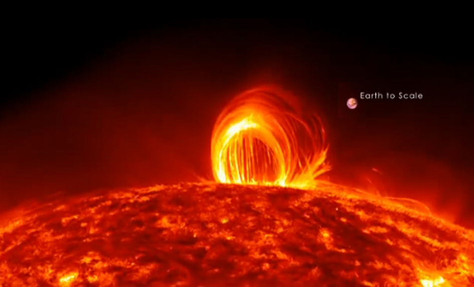 AAS_Office's tweet photo. Three kinds of rain to stretch the brain: On Saturn’s moon Titan, methane droplets (very cold) fall; on Venus, sulfuric acid rain drizzles & on the Sun coronal rain (extremely hot) occurs as hot plasma in the outer atmosphere cools, condenses & drops. #GAM2024 #RandomAstroFact https://t.co/nTj2beYRnW