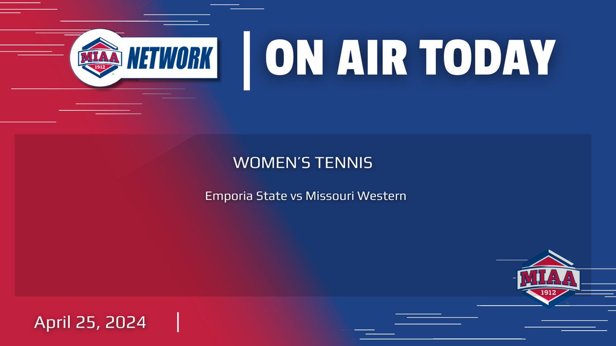 Women's Tennis Matchup features Emporia State taking on Missouri Western at home 🤜💥🤛 Watch your team by clicking the link below 🎾🎾🎾 TheMIAANetwork.com 📷@TheMIAA