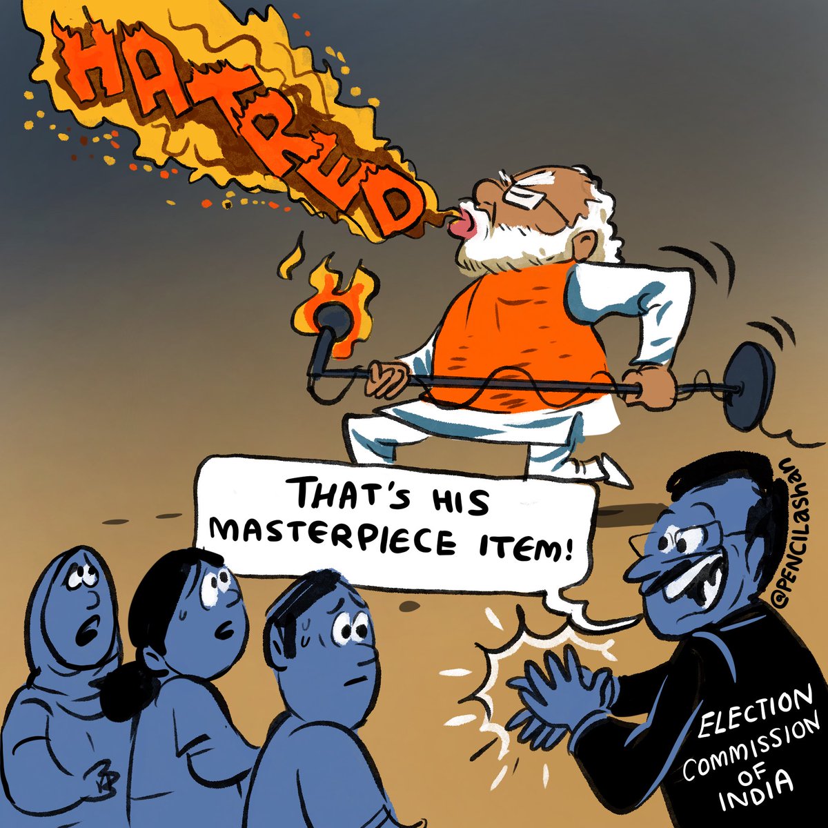 😏😏🥴 #stopspreadinghatred #worst_PM_India_has_everseen #democraticindia #saveindia #votewisely #saveindians #india #modi