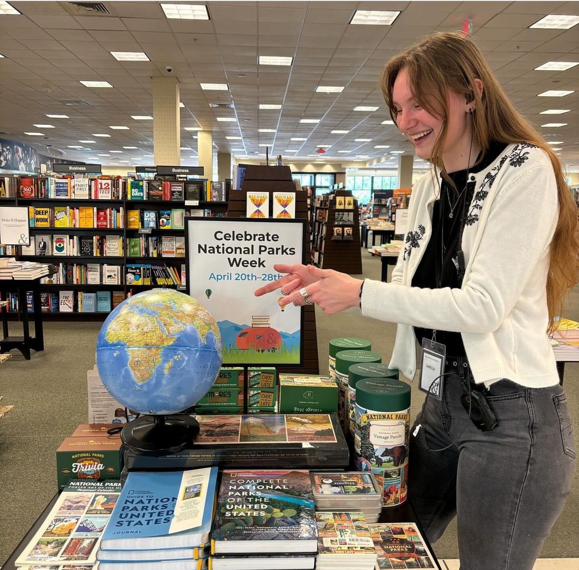 Happy Earth Day book lovers! 🌎🌳 Did you know April 20-28th is National Parks Week? 🌿🪵🐿️ 

#bnfrederick #earthday #nationalparks #bnbookbuz #bookstagram #earth #mothernature