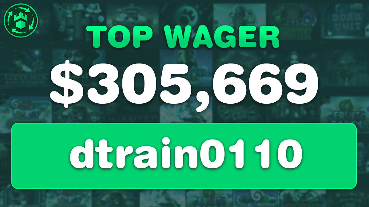 Well done to this weeks top wager! - dtrain0110 They have won themself a $500 bonus buy on a slot of their choice and get to keep 50% of it! Join my discord or i will not be able to send you your winnings! discord.gg/qqS7qP6AuD Sign Up Here - gamdom.com/r/mercy