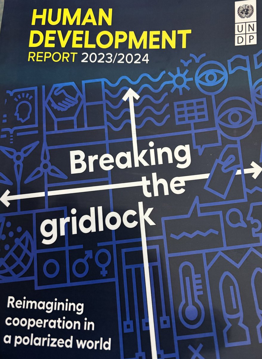 The #HumanDevelopmentReport is a flagship annual UN report. This year we are asked to reimagine cooperation in a polarized world. Our very own ⭐️ from Botswana @iam_PatoK was invited to help launch the report in Africa. Batswana, feel proud! 
#ARFSD