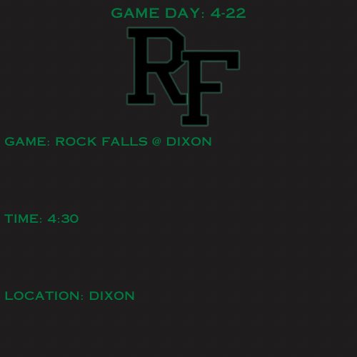 On the road at Dixon (4-22).