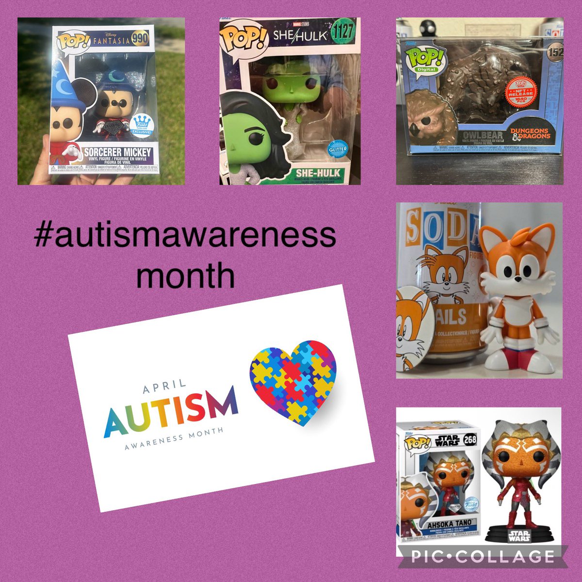 #giveaway #AutismAwarenessMonth my daughter,Taria she have lvl 1 ASD , and April birthstone is diamond 💎 1) PIC FUNKO with AUTISM ICON 2)follow/tag me and @Taria10Stars 3) retweet !! deadline April 24 thanks #funkofamily @DarthFreddySE @gj3342 @Hellrais3r13 @Topetahpbpn 🤟🏼
