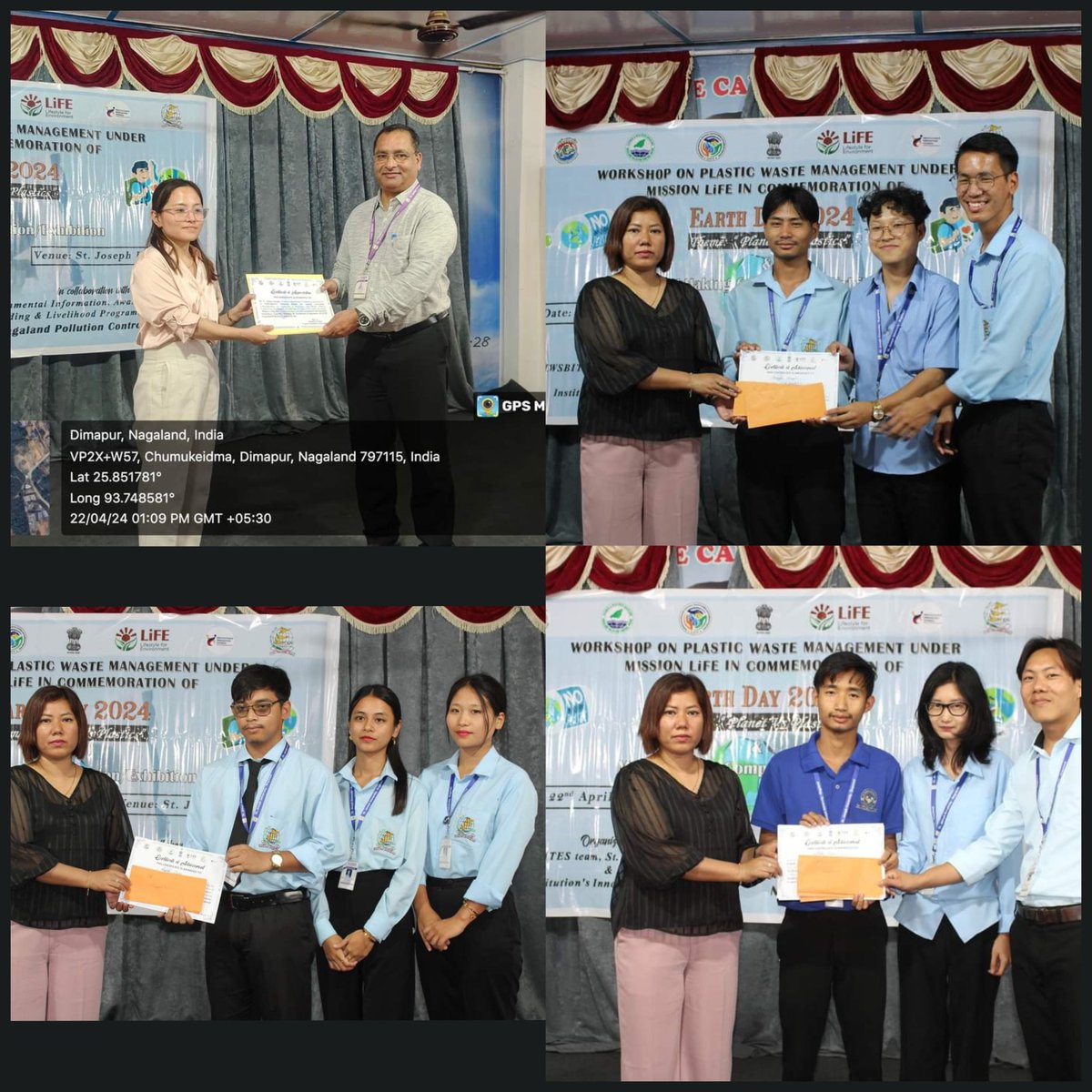 EIACP, NPCB in collaboration with the Newsbites Team, St. Joseph University, Chumukedima, organized a workshop on Plastic Waste Management under Mission LiFE & Model Making Competition to celebrate #EarthDay under the theme 'Planet vs. Plastic' on 22nd April, 2024. #FYP