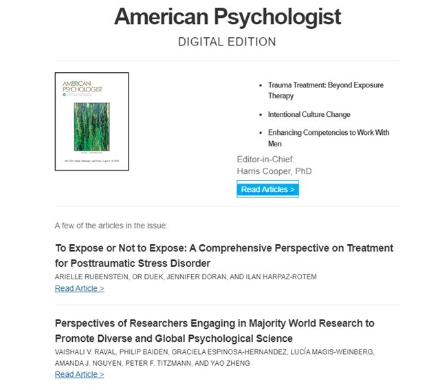 Excited to see this in the April 2024 issue of the American Psychologist americanpsychologist-digital.org/americanpsycho…