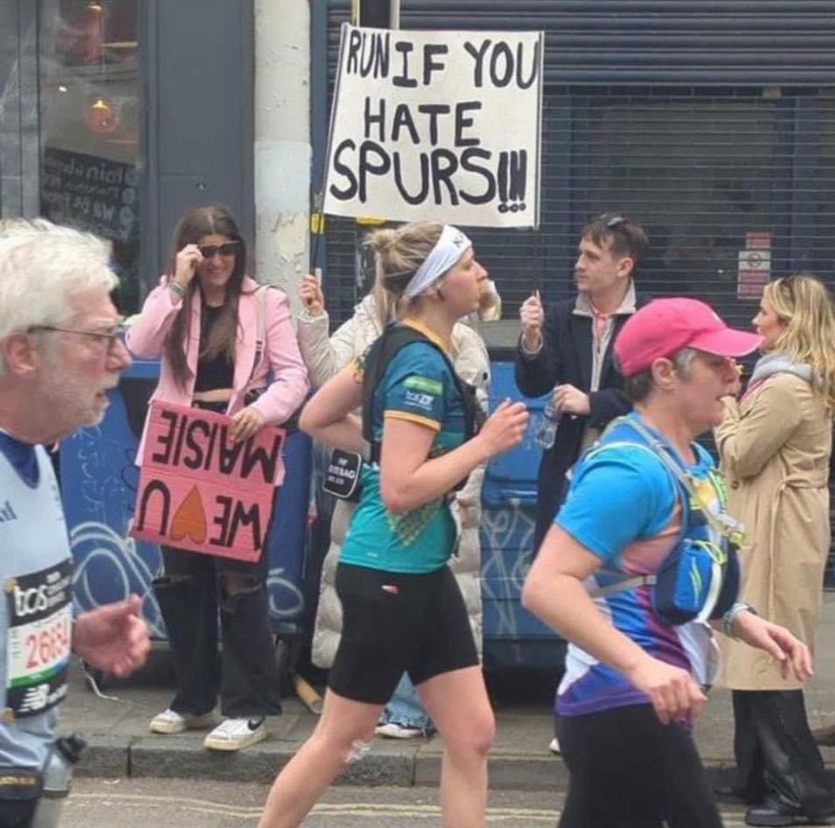 Spotted at the marathon yesterday 😆