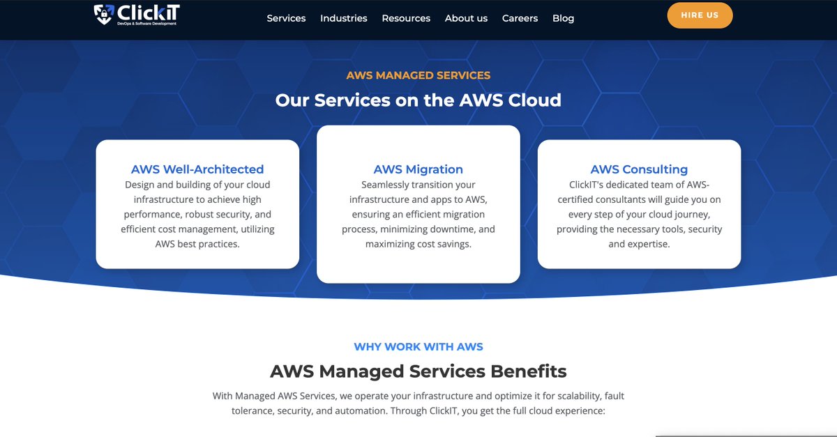 ClickIT_Tech's tweet image. Looking to elevate your cloud infrastructure? Partner with ClickIT, your certified #AWS Managed Services provider!

Optimize your cloud journey today!
clickittech.com/aws-managed-se…

#AWSManagedServices #CloudInfrastructure #awsservices