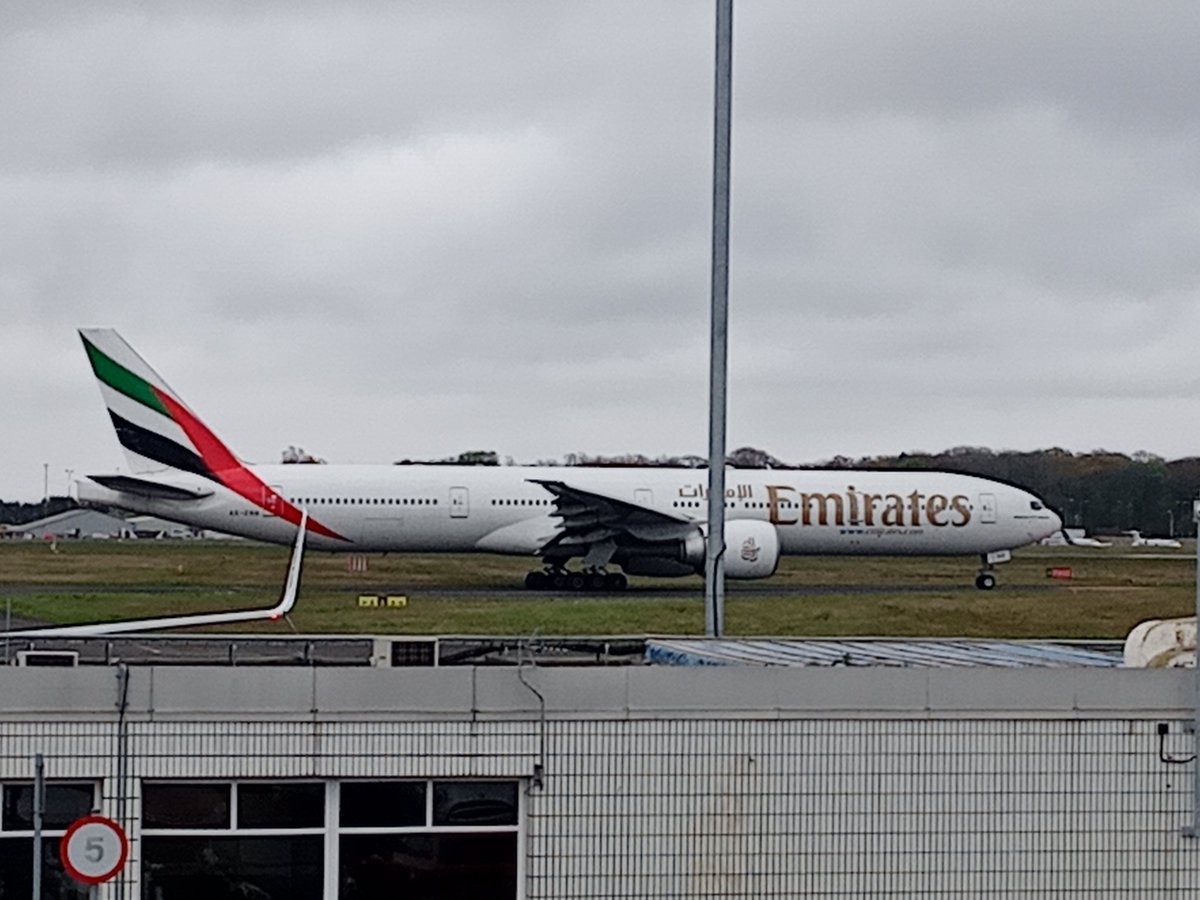 Unloaded n loaded this amazing aircraft this afternoon with Swissport team