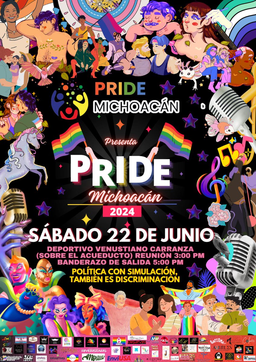 PrideMichoacan's tweet photo. ¡No que no, si que sí, volveremos a salir!
#PrideMichoacán2024 https://t.co/0zcsf6gAiq