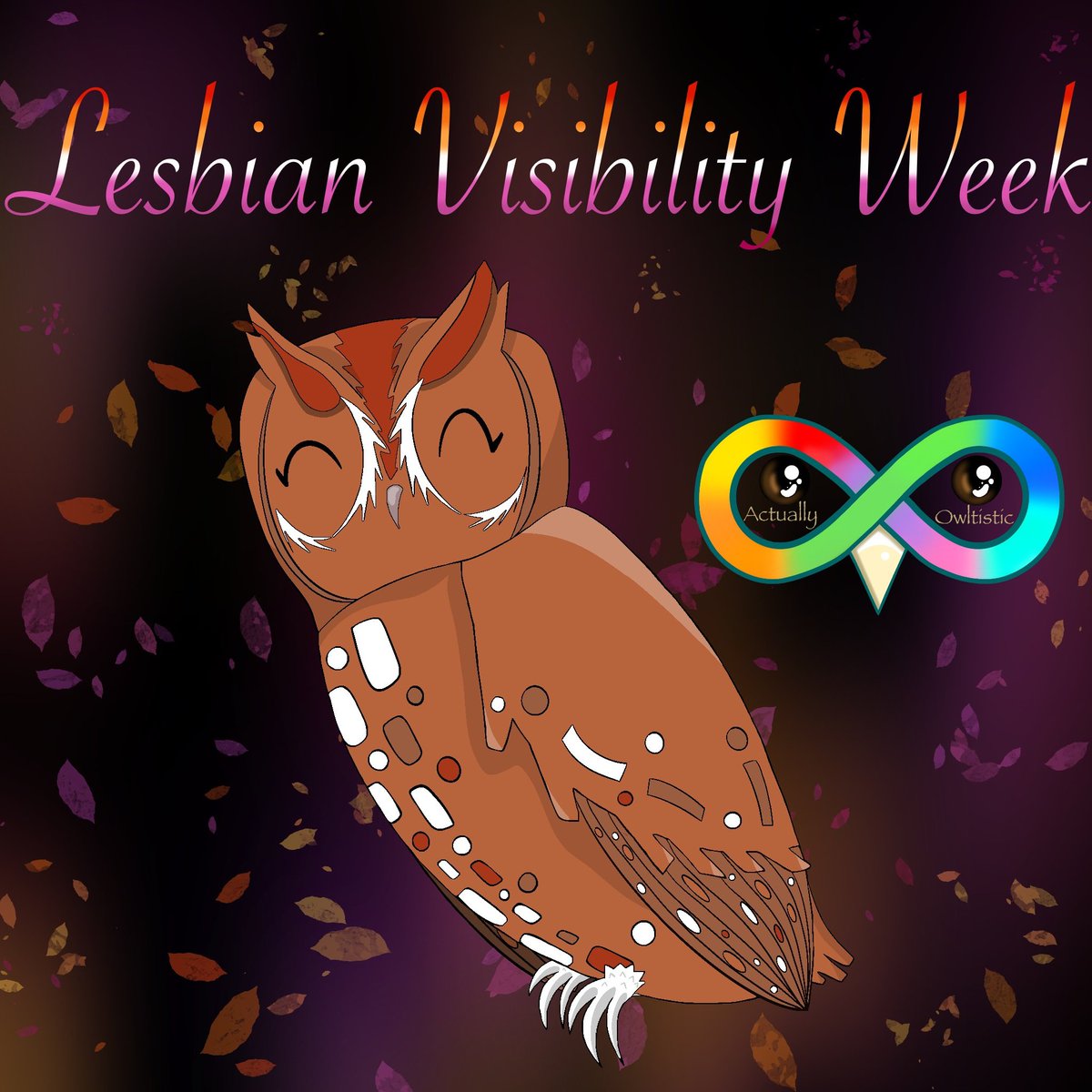 Happy Lesbian Visibility Week! 🩷🤍🧡