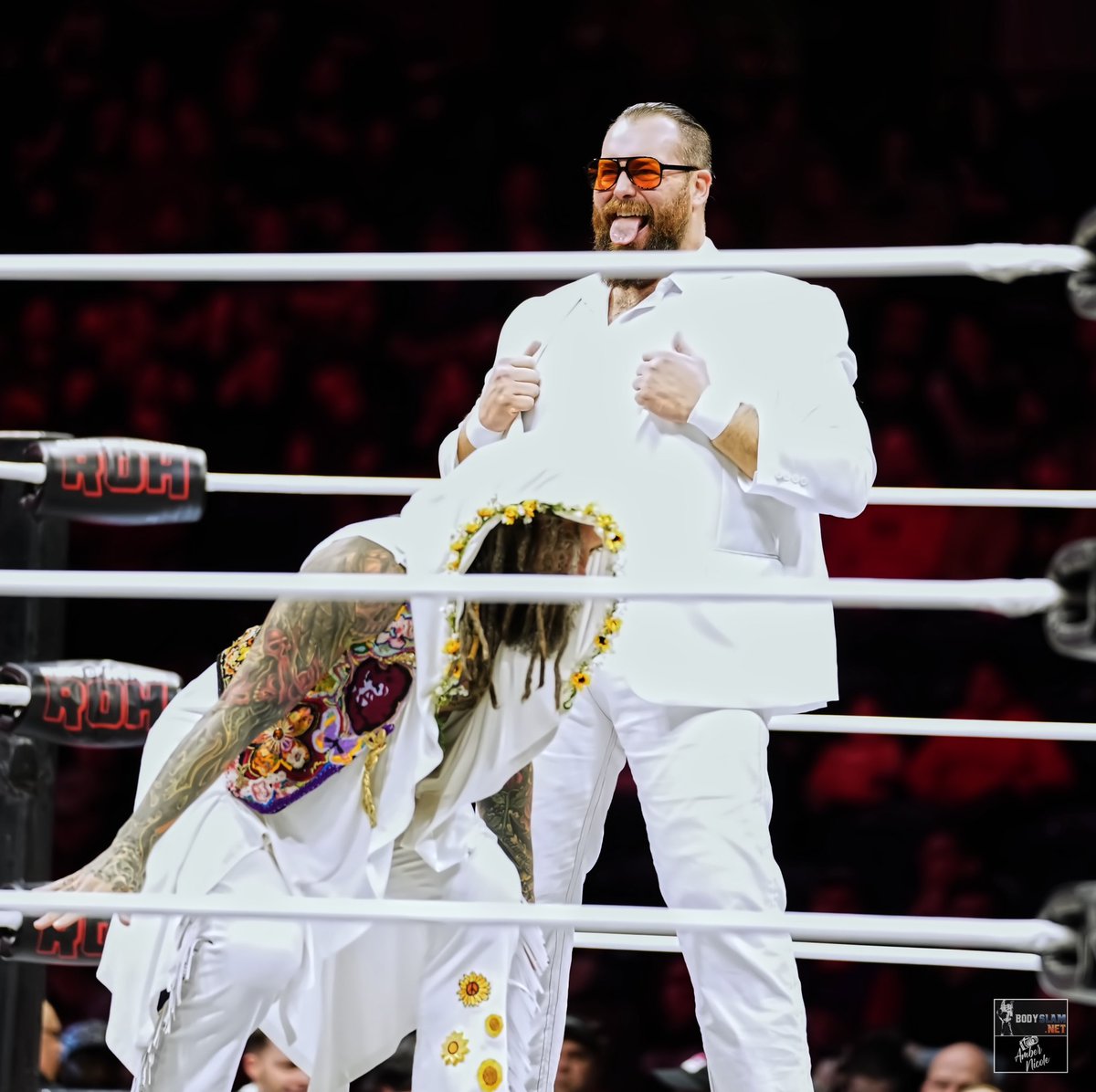 The Righteous Brothers at ROH in Worcester, MA #aew #aew #aewdynamite #aewrampage #therighteousbrothers #dutch #vincent #aewcommunity #ringofhonor #allelitewrestling #allelitewrestlingnews #wrestling #wrestlingmedia #wrestlingfan #wrestlingfans #femalephotographer