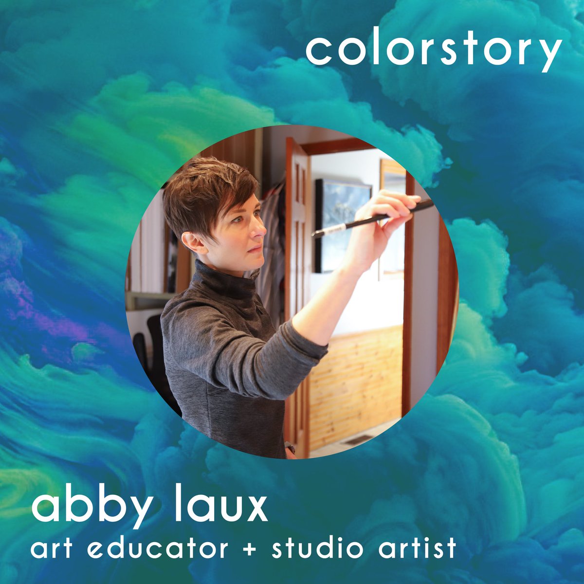 ClaireNFT's tweet photo. It was a joy to chat with @abbylaux about what inspires color in her work! #color #colour #podcast #episode #artist #artistlife #educator #studio #art #painting #oilpainting #storytelling #travel #nationalparks #earthday #listen https://t.co/qs9Mr6i2Dg
