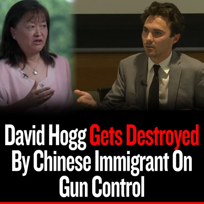 David Hogg Gets Destroyed By Chinese Immigrant On Gun Control
youtu.be/_DwmDkiv_4g
#AmericaFirst #Bravery #BuyGuns #ColionNoir #Debate #GunOwner #GunSafety #MAGA #MAGAA #Mao #Murdered #Protect #Protection #Safe #Safety #TheRightOfThePeopleToKeepAndBearArms #USA #Woman #Women