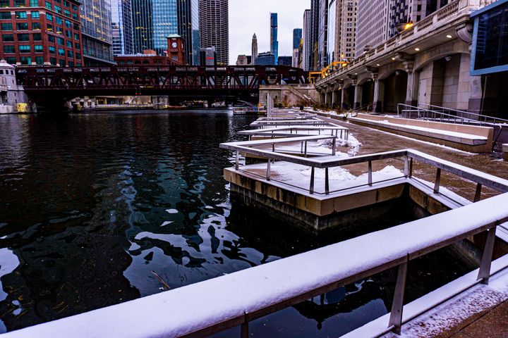 Art of the Day: 'The Jetty at Chicago Riverwalk'. Buy at: ArtPal.com/imagesdrd?i=15…