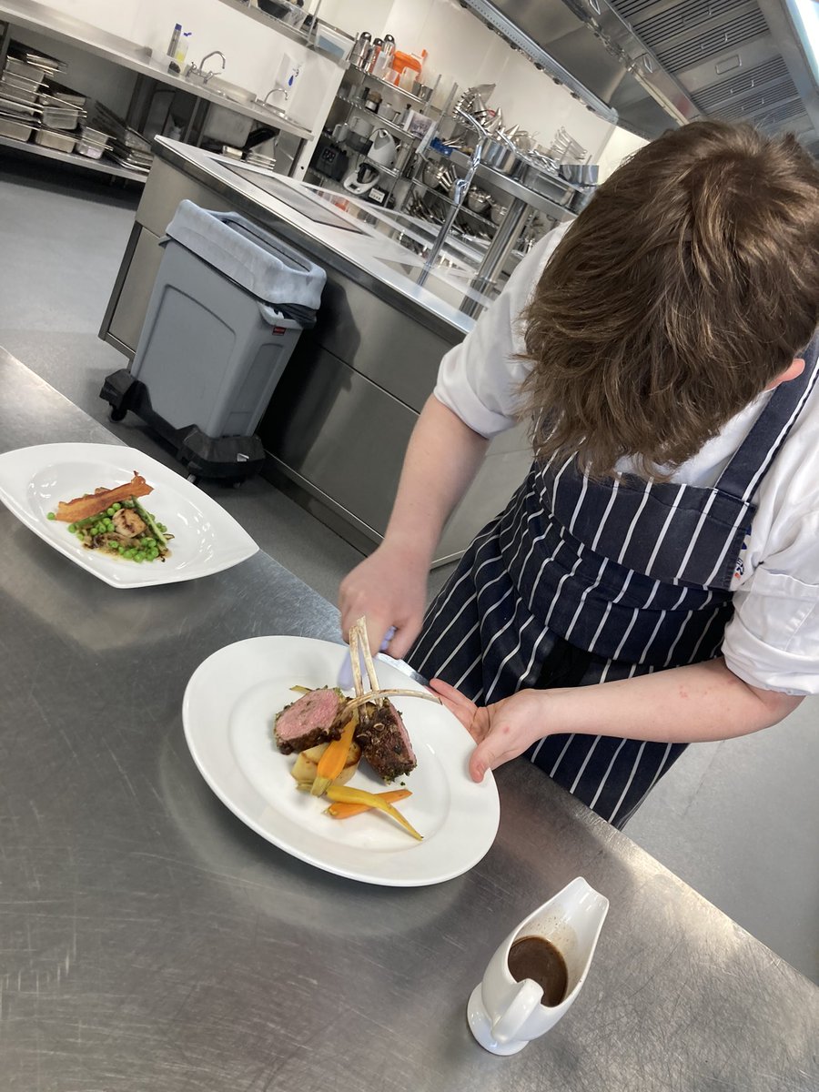 Camera shy George in the middle of his #raykennycompetition practice before he heads back to @lympstone_manor for his 2nd week #workexperience good luck George on both accounts!