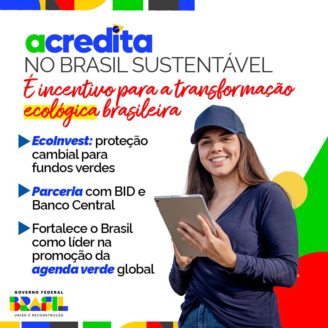 A semana começa com o Programa Acredita. @govbr @LulaOficial #programaacredita