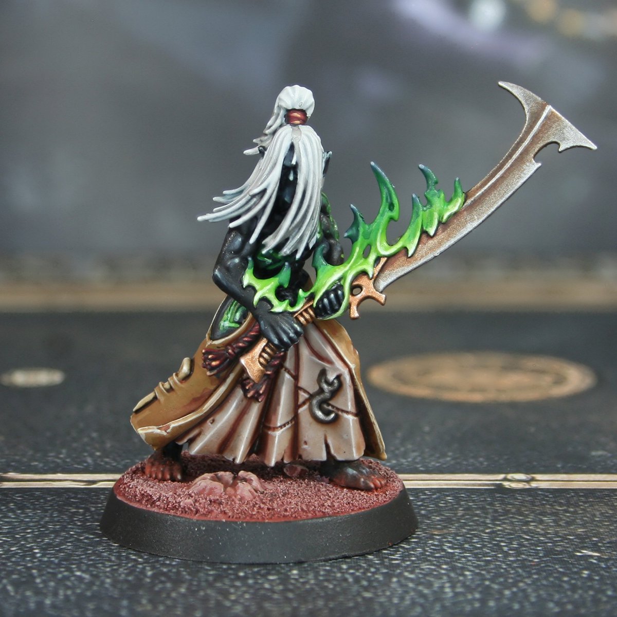 The first of my Drukhari Mandrakes. #drukhari #darkeldar #killteam #warhammer40k #paintingwarhammer #WarhammerCommunity