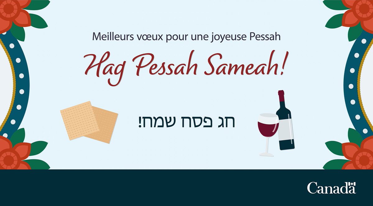 J'espère que cette période apportera joie et paix à tous ceux qui se réunissent pour célébrer la Pâque juive. #Passover2024