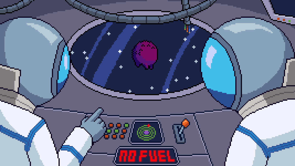 kungunads's tweet photo. 👨🏽‍🚀- The hull's breached, we've lost all the fuel

🦹🏽‍♂️- How further can we go? Can we make it home to Nadland?!

👨🏽‍🚀- Unfortunately not.. I'm worried that we might have to land on that mysterious, purple planet ahead of us..

🦹🏽‍♂️- Urghh.. I got a really bad feeling about that... https://t.co/pqaJ8N1TGu