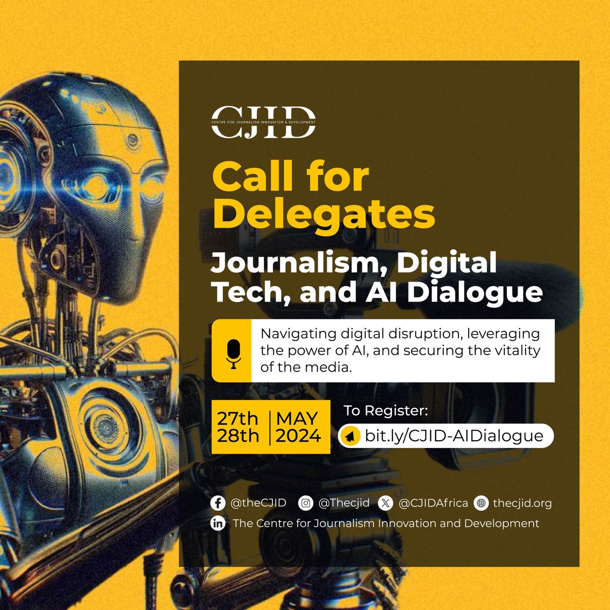 Call for Delegates! In an era where the media practice is continuously evolving, Artificial Intelligence and digital technologies are shaking and reshaping how news and information are delivered. But with innovation comes challenges—how do we adapt and thrive in this changing…