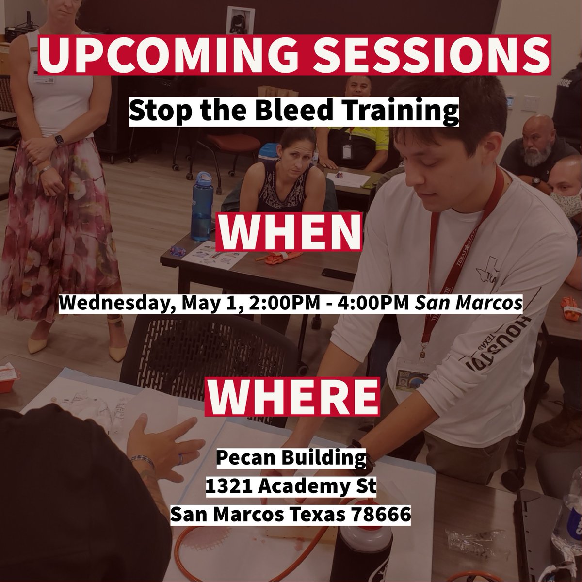 TXST Office of Emergency Management tweet media