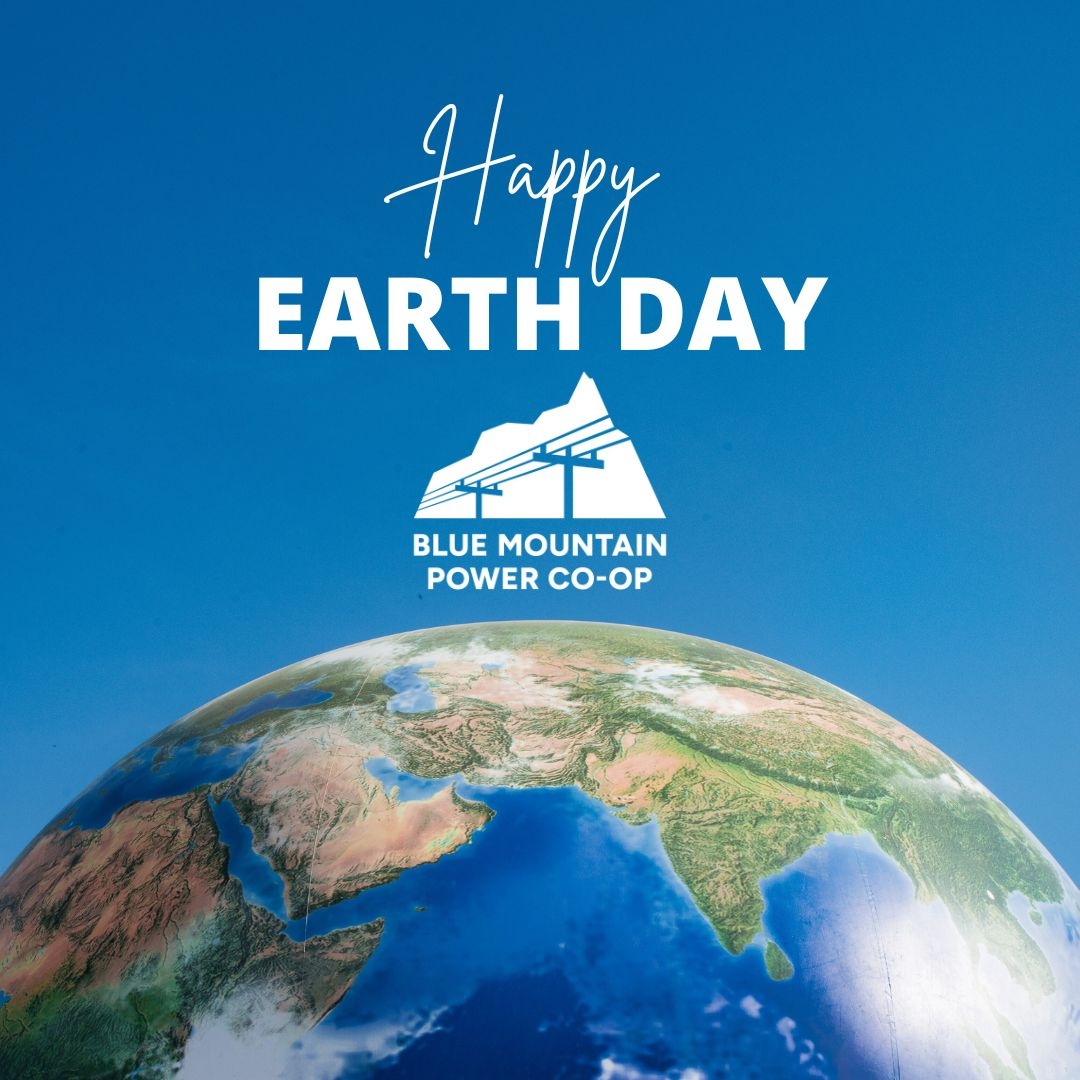 Happy Earth Day! 🌎

At Blue Mountain Power Co-op, we're committed to conducting our business with the utmost respect for our planet and we're dedicated to making a positive impact.

#BlueMountainPowerCoop  #BMPC #RockyMountainHouse #ClearwaterCounty #EarthDay