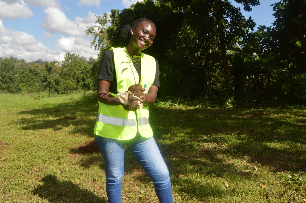 What did you do for the World Earth Day 2024? @tree_adoptionug was joined by @MarafikiIntern, @KUEMA23 and Pamoja One Love Foundation to plant 100 tree seedlings at Kyambogo University. These trees were mapped using the Tree Adoption App. 
#WorldEarthDay2024 
#ClimateActionNow