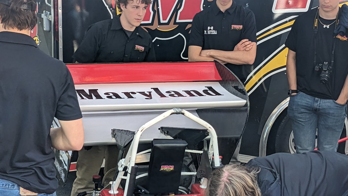 One of the highlights of the Red Bull F1 thing in DC this weekend was the font choice for the University of Maryland's Formula SAE rear wing.