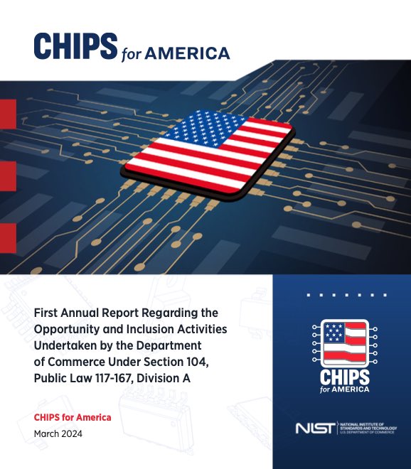 Inclusion & innovation are at the heart of CHIPS for America. @CommerceGov ensures that small businesses, minority-owned, women-owned, & veteran-owned businesses have pathways to participate in the semiconductor industry. Together, we're creating mutually beneficial partnerships…