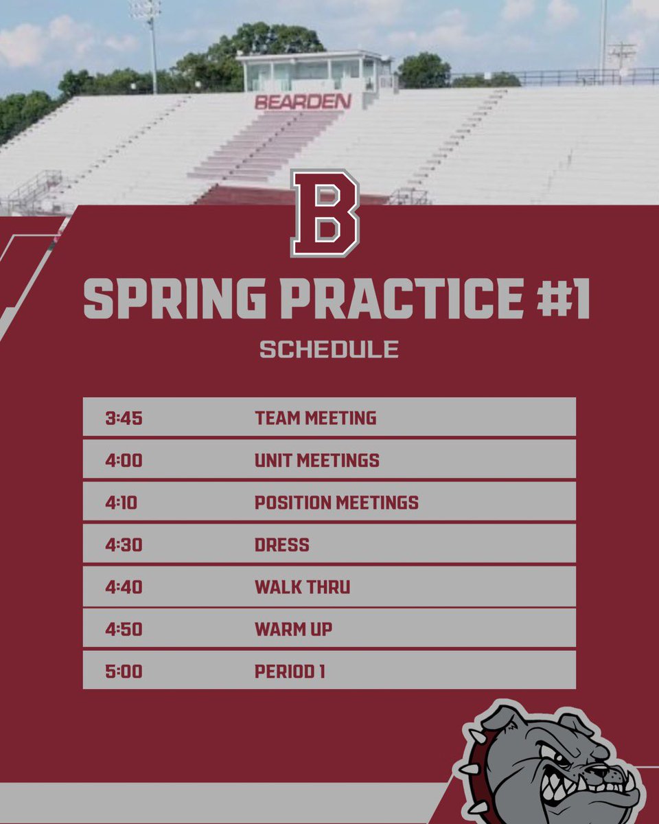FIRED up for Spring Ball day 1 today. Can’t wait to be back out on the turf with our guys today. Time to WORKKKKK. #WorkHard #HaveFun