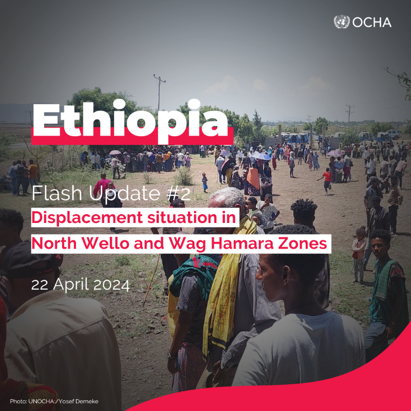 OCHA_Ethiopia's tweet photo. ♦️Over 50,000 people displaced
♦️GoE &amp; partners providing food &amp; health assistance but more resources needed
♦️ EHF reaching out to partners to consider flexibility of existing programs for response
♦️OCHA coordinating with partners to scale-up response 

More in Flash Update ⤵️